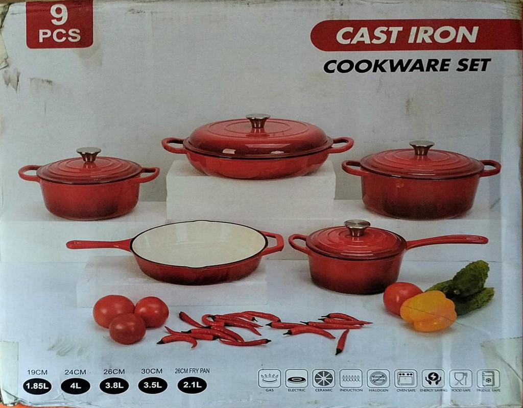 Cast Iron Cookware Set